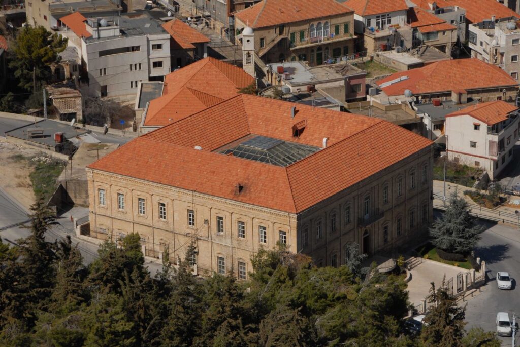 municipality of zahle from top